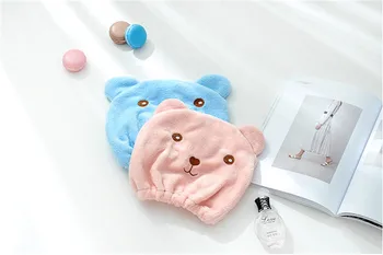 New Cute Bear Bath Cap Soft Microfiber Hair Turban Quickly Dry Hair Hat Wrapped Towel Bathing Cap Hair Speed Dry Shower Cap
New Cute Bear Bath Cap Soft Microfiber Hair Turban Quickly Dry Hair Hat Wrapped Towel Bathing Cap Hair Speed Dry Shower Cap