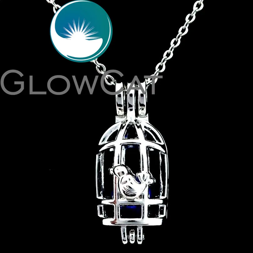 GLOWCAT K670 Cute Bird in Birdcage Beads Cage Essential Oil Diffuser Pearl Cage Locket Necklace Kids Girl Party Gift
GLOWCAT K670 Cute Bird in Birdcage Beads Cage Essential Oil Diffuser Pearl Cage Locket Necklace Kids Girl Party Gift