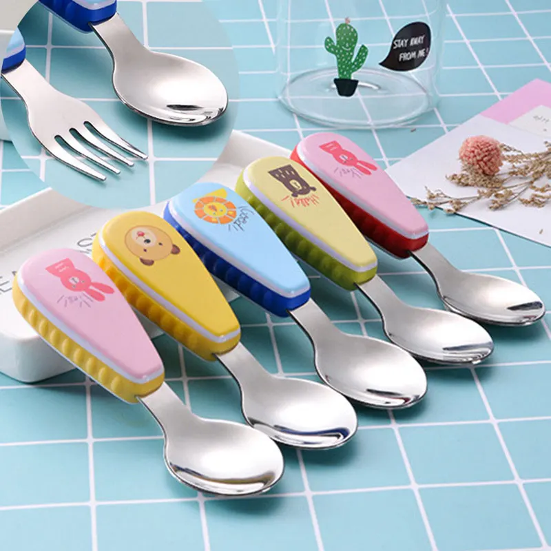 2pcs Spoon Fork Outdoor Camping Picnic Children Dinnerware Set Stainless Steel Cutlery Cute Tableware Fork Cartoon Fork Set Tool
2pcs Spoon Fork Outdoor Camping Picnic Children Dinnerware Set Stainless Steel Cutlery Cute Tableware Fork Cartoon Fork Set Tool