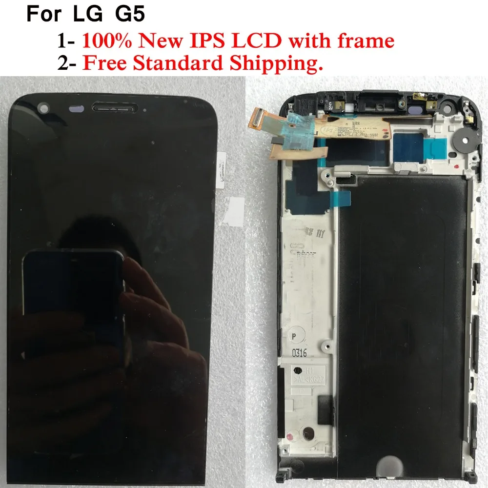 Shyueda IPS 100% New A+ Black with Frame For LG G5 H820 H830 H831 H840 H850 H860N US992 5.3" LCD Display Touch Screen Digitizer
Shyueda IPS 100% New A+ Black with Frame For LG G5 H820 H830 H831 H840 H850 H860N US992 5.3" LCD Display Touch Screen Digitizer