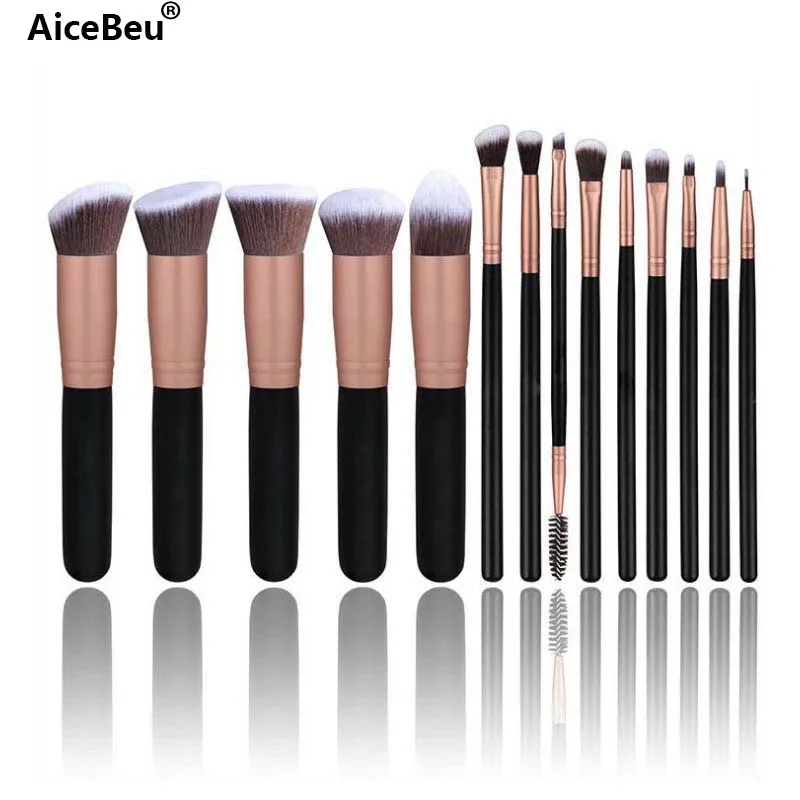 AiceBeu 14Pcs Makeup Brush Set Cosmetics Foundation Blending Blush Makeup Tool Powder Eyeshadow Cosmetic Set
AiceBeu 14Pcs Makeup Brush Set Cosmetics Foundation Blending Blush Makeup Tool Powder Eyeshadow Cosmetic Set