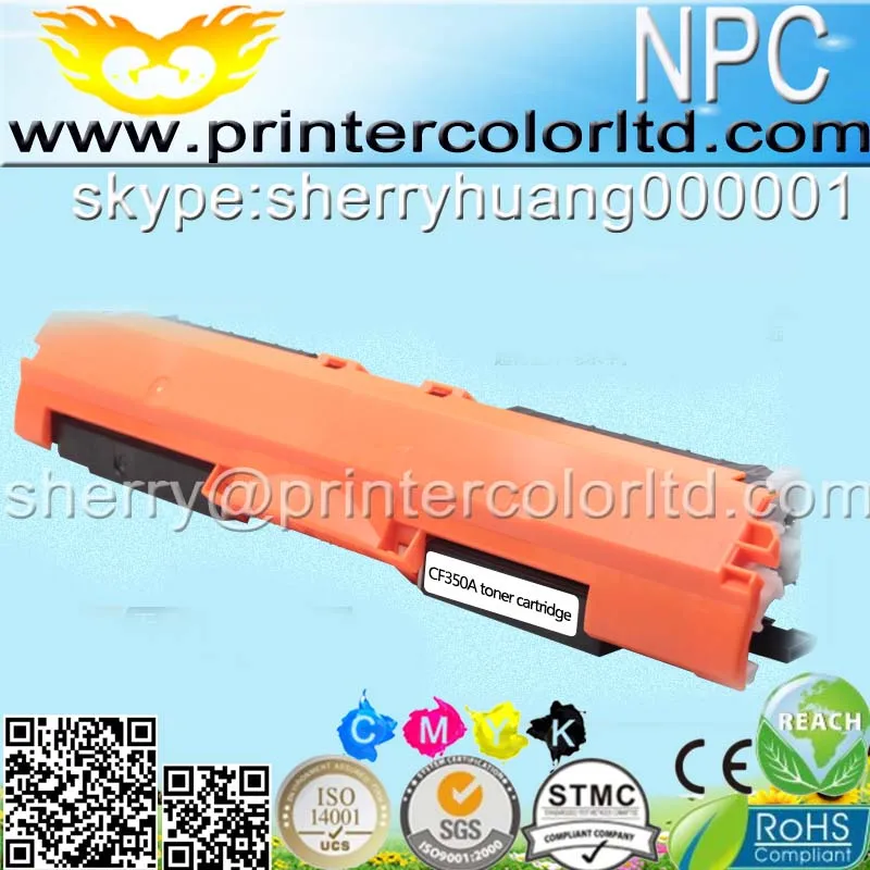 Compatible CE310A CE311A CE312A CE313A Color Toner Cartridge Compatible for HP CP1025 CP1025nw MFP M175 M275 M275nw
Compatible CE310A CE311A CE312A CE313A Color Toner Cartridge Compatible for HP CP1025 CP1025nw MFP M175 M275 M275nw