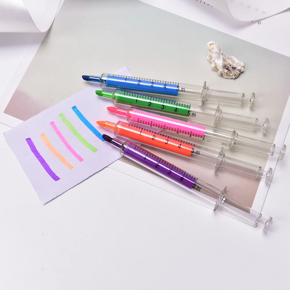Nurse Needle Syringe Shaped Highlighter Marker Marker Pen Stationery School Supplies Cute
Nurse Needle Syringe Shaped Highlighter Marker Marker Pen Stationery School Supplies Cute
