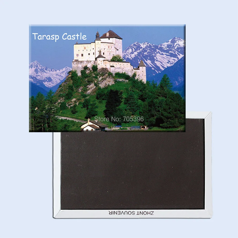 

Refrigerator Magnets 78*54mm,Tarasp Castle Graubuden Switzerland Travel Rigid Fridge Magnets 20838