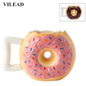 VILEAD 420ML Donut Ceramic Coffee Mug Bread Biscuit Mark Porcelain Breakfast Mug Water Cup Bone China Drinkware Creative Gift 
VILEAD 420ML Donut Ceramic Coffee Mug Bread Biscuit Mark Porcelain Breakfast Mug Water Cup Bone China Drinkware Creative Gift