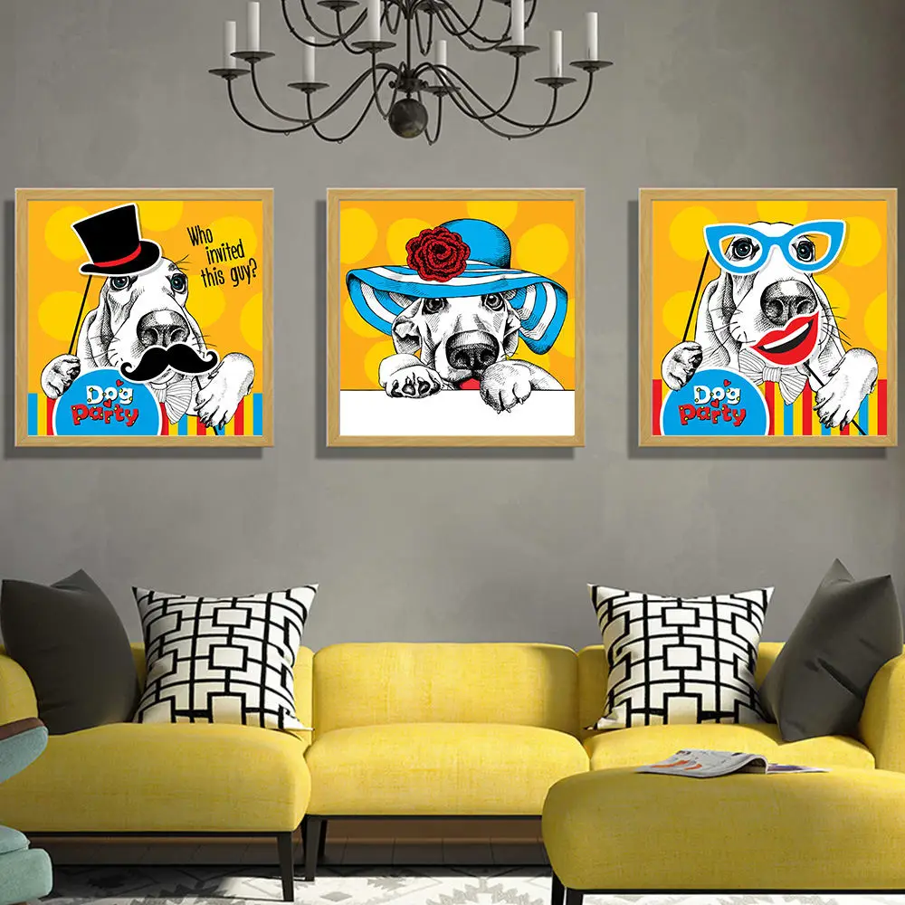 Animal Cat Dog Canvas Painting Framed DIY Digital Oil Painting On Canvas Coloring Oil Paintings Frameless
Animal Cat Dog Canvas Painting Framed DIY Digital Oil Painting On Canvas Coloring Oil Paintings Frameless