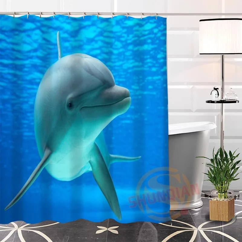 100% Polyester Custom Popular funny dolphin@2 Fabric Modern Shower Curtain bathroom Waterproof New arrival H0223-48
100% Polyester Custom Popular funny dolphin@2 Fabric Modern Shower Curtain bathroom Waterproof New arrival H0223-48