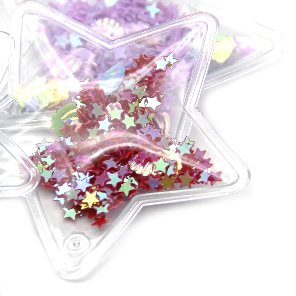 New 65X65mm 5Pcs Transparent Plastic Bag with Colorful Sequins DIY Make Hair Clip Accessories Craft Handmade Decor,5Yc7087
New 65X65mm 5Pcs Transparent Plastic Bag with Colorful Sequins DIY Make Hair Clip Accessories Craft Handmade Decor,5Yc7087