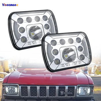2pcs Square 5x7 6x7Inch LED Truck Headlights with DRL&Hi/Lo Beam Headlamps Replacement for Jeep Cherokee Xj Work Lighting
2pcs Square 5x7 6x7Inch LED Truck Headlights with DRL&Hi/Lo Beam Headlamps Replacement for Jeep Cherokee Xj Work Lighting