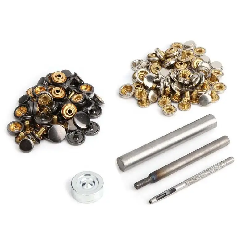 4pcs Fastener Snap Tool Kit 30set Metal Snap Buttons Press Popper Stud Buckles Press Machine Sewing Tool
4pcs Fastener Snap Tool Kit 30set Metal Snap Buttons Press Popper Stud Buckles Press Machine Sewing Tool