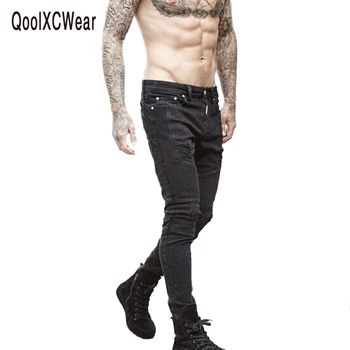 QoolXCWear mens Strech ripped biker jeans skinny light blue Distressed kanye west designer brand hip hop streetwear swag pants
QoolXCWear mens Strech ripped biker jeans skinny light blue Distressed kanye west designer brand hip hop streetwear swag pants