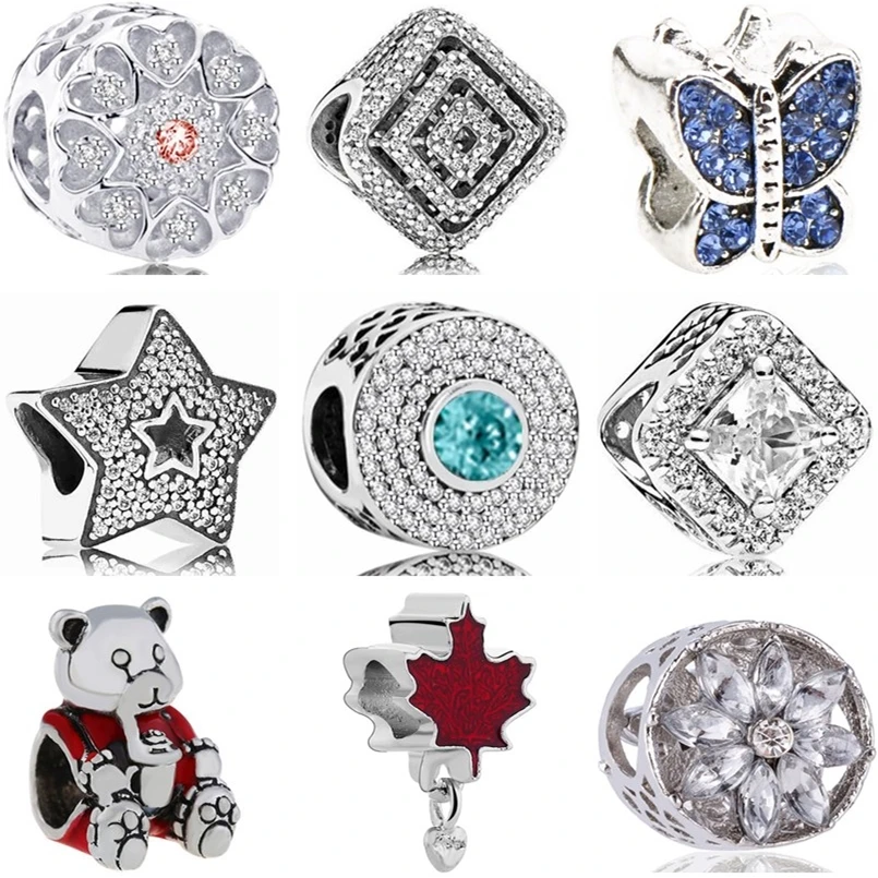 Btuamb New Arrival Crystal Enamel Sheep Butterfly Bear Maple Leaf Star Beads Charms Fit Brand Bracelet for Women DIY Jewelry
Btuamb New Arrival Crystal Enamel Sheep Butterfly Bear Maple Leaf Star Beads Charms Fit Brand Bracelet for Women DIY Jewelry