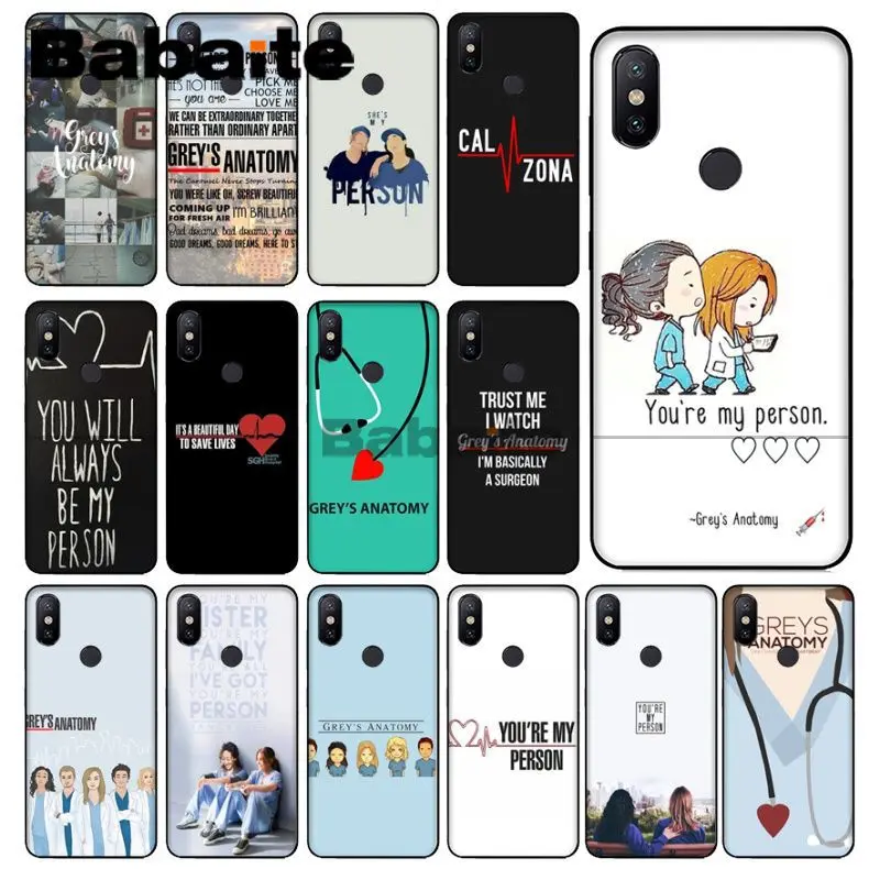 Babaite You're My Person Greys Anatomy Fundas Phone Case Cover For redmi 5plus 5A 6pro 4X note5A note4x note7 6A Mobile Cases
Babaite You're My Person Greys Anatomy Fundas Phone Case Cover For redmi 5plus 5A 6pro 4X note5A note4x note7 6A Mobile Cases