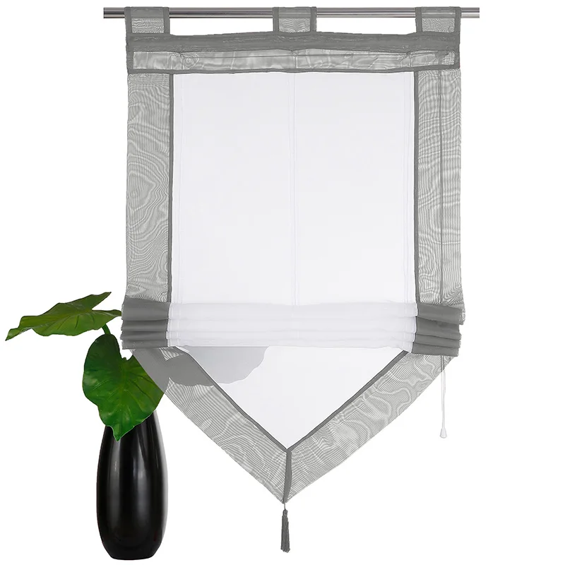 Top Quality Roman Curtains Tulle Stitching Solid Tulle Window Blinds Sheer for Kitchen Door Balcony Living Room Bedroom Decor
Top Quality Roman Curtains Tulle Stitching Solid Tulle Window Blinds Sheer for Kitchen Door Balcony Living Room Bedroom Decor