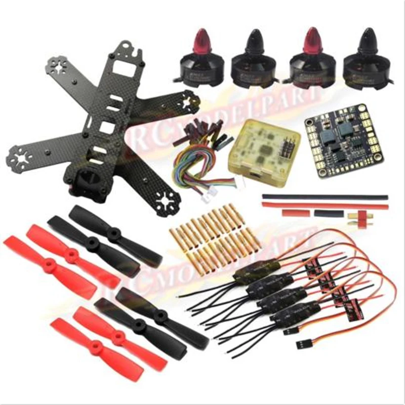 DIY QAV210 FPV Quadcopter Drone CC3D Emax MT1804 Motor SimonK12A ESC 4050 Props
DIY QAV210 FPV Quadcopter Drone CC3D Emax MT1804 Motor SimonK12A ESC 4050 Props