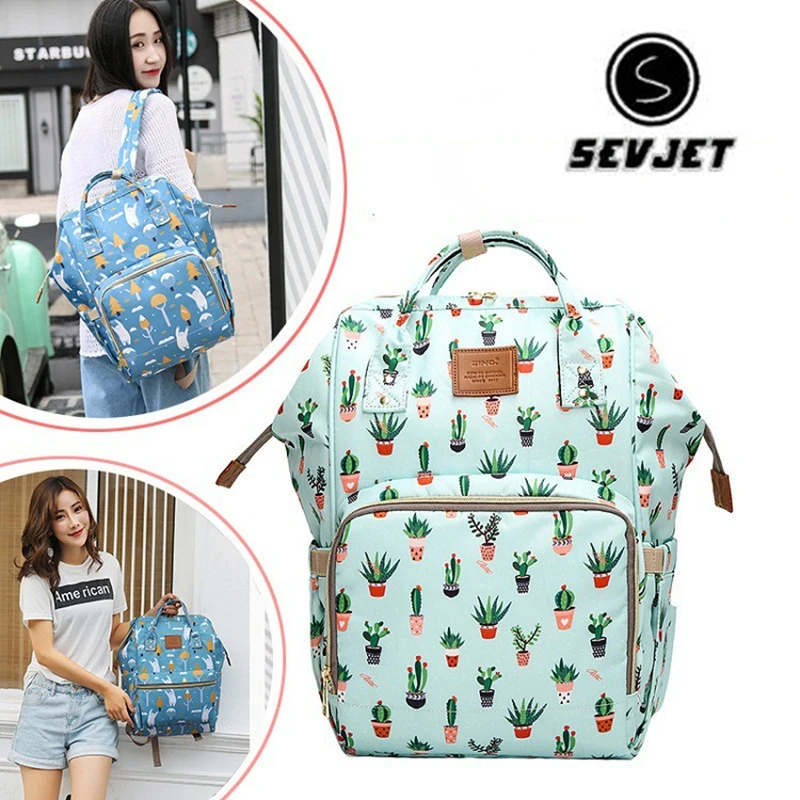 Cactus Printing Mummy Backpack Hanging Trolley Diaper Baby Care Backpacks Bag Maternity Mother Nappy Bagpack
Cactus Printing Mummy Backpack Hanging Trolley Diaper Baby Care Backpacks Bag Maternity Mother Nappy Bagpack