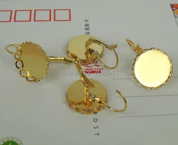 Blank Clip Hook Earrings Bases Settings with Round Lace Bezel Resin Cabochon French Ear Wires Findings Settings Golden Plated
Blank Clip Hook Earrings Bases Settings with Round Lace Bezel Resin Cabochon French Ear Wires Findings Settings Golden Plated