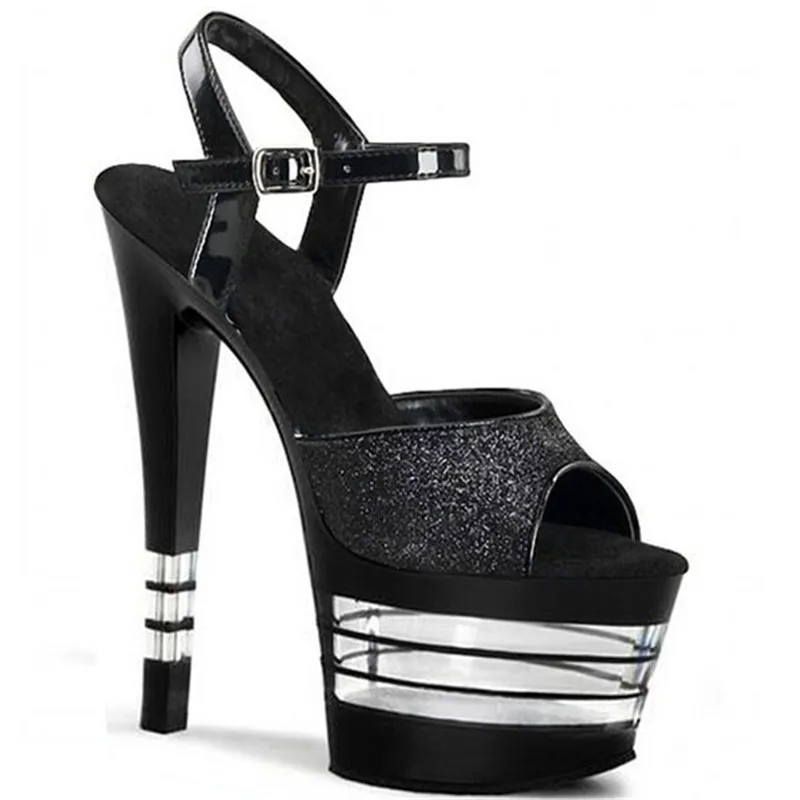 17cm Sense of wild black high heel sandals, shoes black appeal, ultra-high with model pictures of Dance Shoes
17cm Sense of wild black high heel sandals, shoes black appeal, ultra-high with model pictures of Dance Shoes