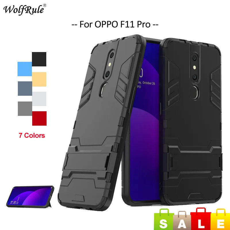 For Cover OPPO F11 Pro Case WolfRule TPU & PC Holder Stand Bumper Pouch Protective Back Phone Case For OPPO F11 Pro Cover 6.53''
For Cover OPPO F11 Pro Case WolfRule TPU & PC Holder Stand Bumper Pouch Protective Back Phone Case For OPPO F11 Pro Cover 6.53''