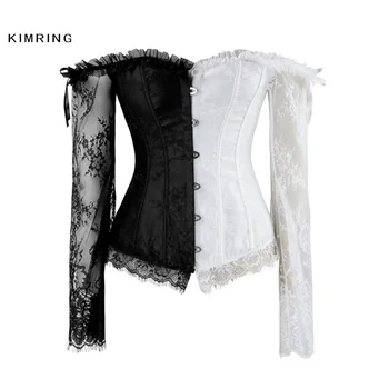 Kimring Sexy Steampunk Lace Corset Women's Bustier Top Lace Up Back Corsets and Bustiers Overbust Corselet Waist Cincher Shaper
Kimring Sexy Steampunk Lace Corset Women's Bustier Top Lace Up Back Corsets and Bustiers Overbust Corselet Waist Cincher Shaper