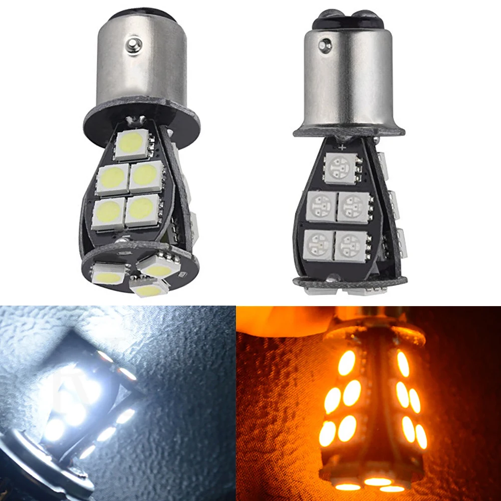 2 шт. High Lumen светодиодный 1156 BA15s 7507 581 5050 Чип 21 SMD светодиодные лампы авто передний