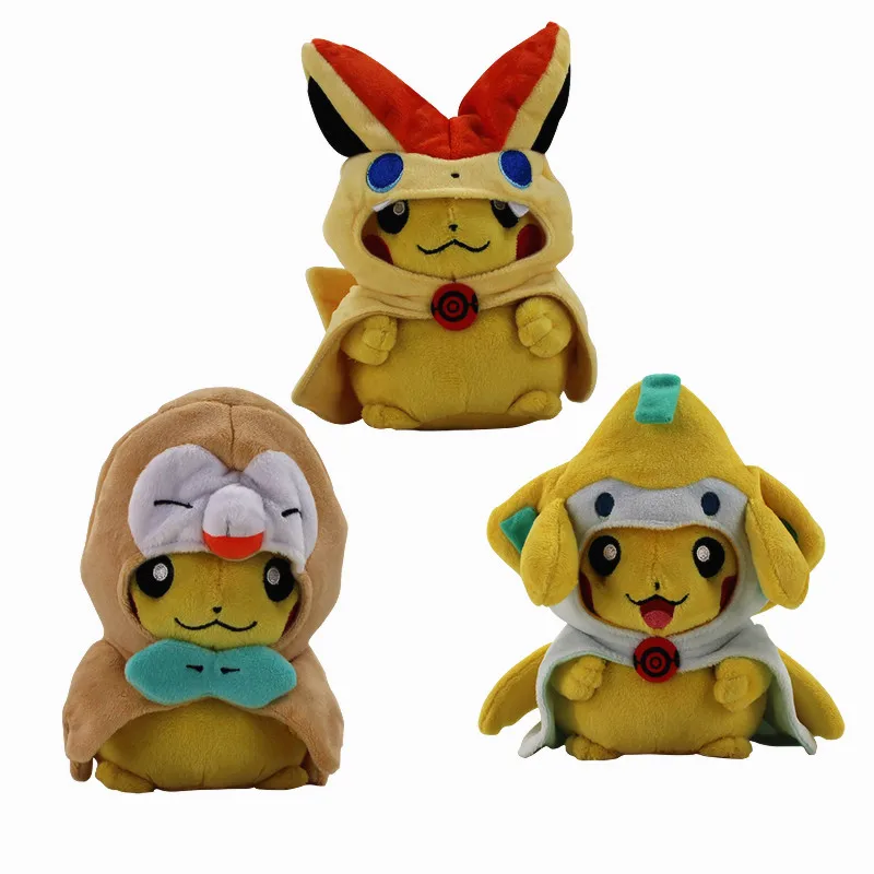 18-20cm 3pcs/lot Victini Jirachi Rowlet plush cartoon doll toy cute animal cosplay stuffed soft anime doll for birthday gift
18-20cm 3pcs/lot Victini Jirachi Rowlet plush cartoon doll toy cute animal cosplay stuffed soft anime doll for birthday gift