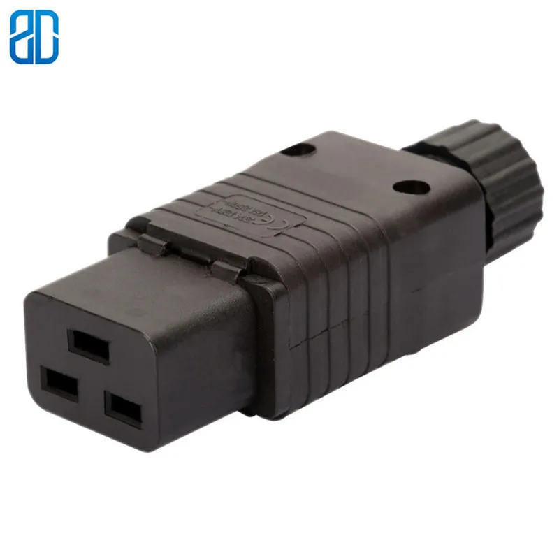 IEC 320 C19 Female AC Socket, EN 60320 C19 16A 250V 20A/125V AC Power Connector,IEC C19 Rewirable DIY Socket,C19 Screw Lock Plug
IEC 320 C19 Female AC Socket, EN 60320 C19 16A 250V 20A/125V AC Power Connector,IEC C19 Rewirable DIY Socket,C19 Screw Lock Plug