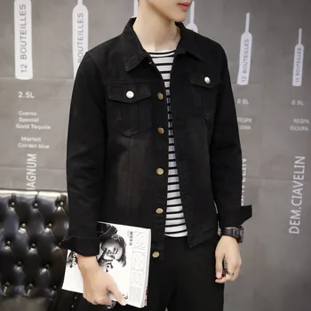 Autumn Hole Denim Jacket Men Ripped Cowboy Jackets Coat Male Slim Fit Solid Casual Coats Cotton White Black Plus Size 5XL
Autumn Hole Denim Jacket Men Ripped Cowboy Jackets Coat Male Slim Fit Solid Casual Coats Cotton White Black Plus Size 5XL