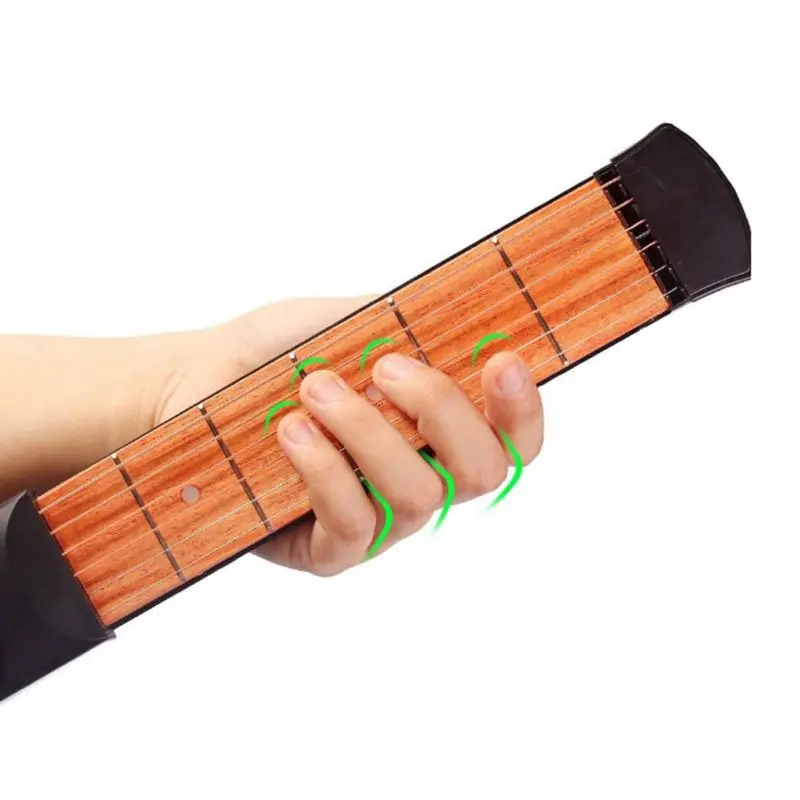 6 String Fingerboard 6 Fret Chord Trainer Guitar Parts & Accessories Pocket Acoustic Guitar Practice Tool Stringed Instruments
6 String Fingerboard 6 Fret Chord Trainer Guitar Parts & Accessories Pocket Acoustic Guitar Practice Tool Stringed Instruments