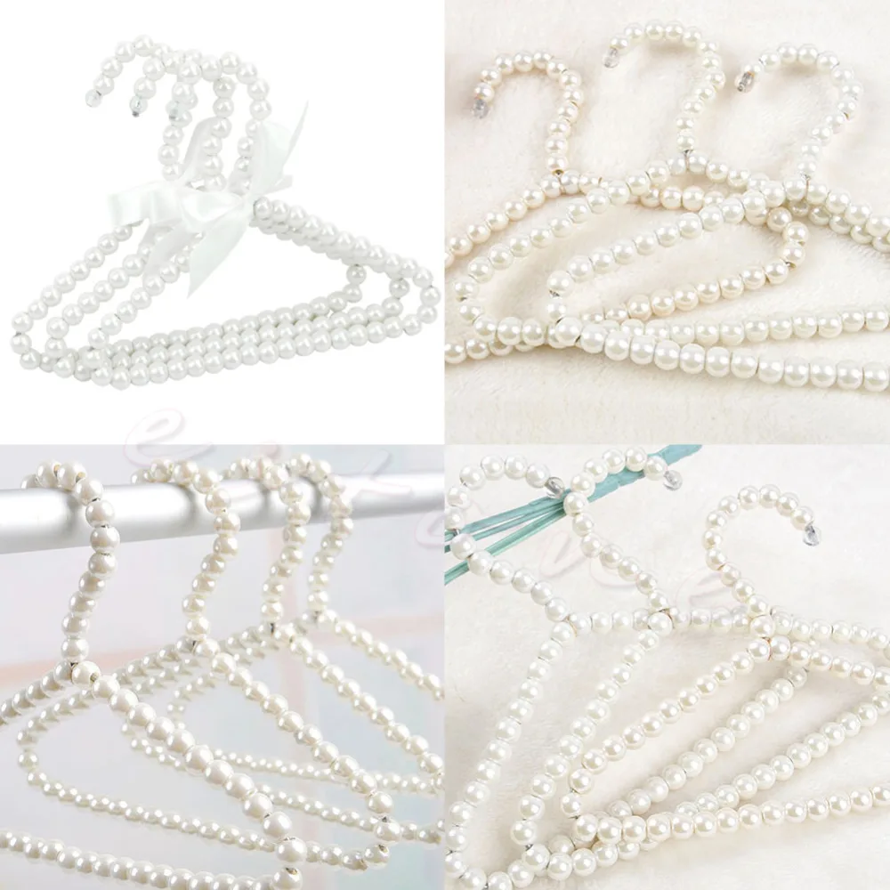 3pcs Plastic Bow Pearl Beaded Clothes Dress Coat Hangers Weding For Kid Children-TZ 
3pcs Plastic Bow Pearl Beaded Clothes Dress Coat Hangers Weding For Kid Children-TZ