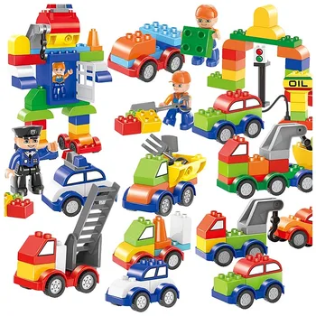 Kids Home Toys Large Particles Building Blocks Car Model DIY Brick Toy Big Block Educational Toys Compatible With Duploed Blocks
Kids Home Toys Large Particles Building Blocks Car Model DIY Brick Toy Big Block Educational Toys Compatible With Duploed Blocks