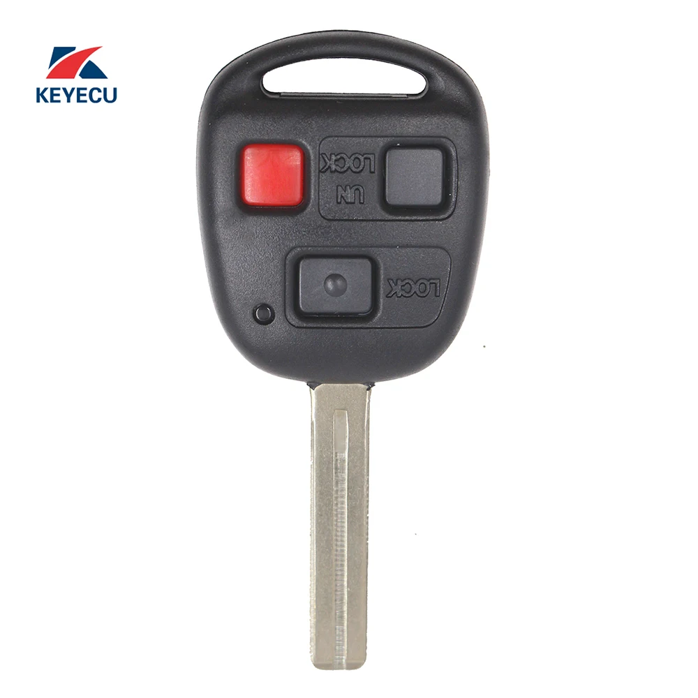 KEYECU Pair Replacement Remote Car Key Fob 3 Button for Lexus GX470 LX470 2003-2009 - 4D67 - FCC ID:HYQ1512V
KEYECU Pair Replacement Remote Car Key Fob 3 Button for Lexus GX470 LX470 2003-2009 - 4D67 - FCC ID:HYQ1512V