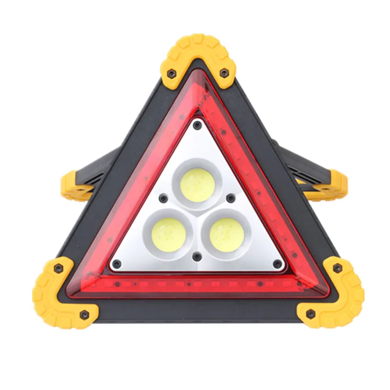 Foldable triangle warning sign for lighting and warning when emergency failure is dangerous
Foldable triangle warning sign for lighting and warning when emergency failure is dangerous