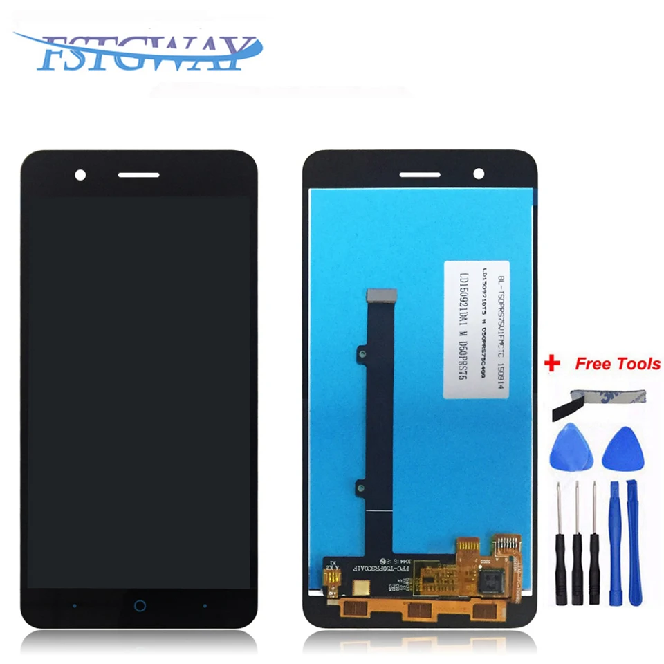 For ZTE Blade BA510 BA510C A510 LCD Display and Touch Screen Digitizer Assembly Black Color With Kits
For ZTE Blade BA510 BA510C A510 LCD Display and Touch Screen Digitizer Assembly Black Color With Kits