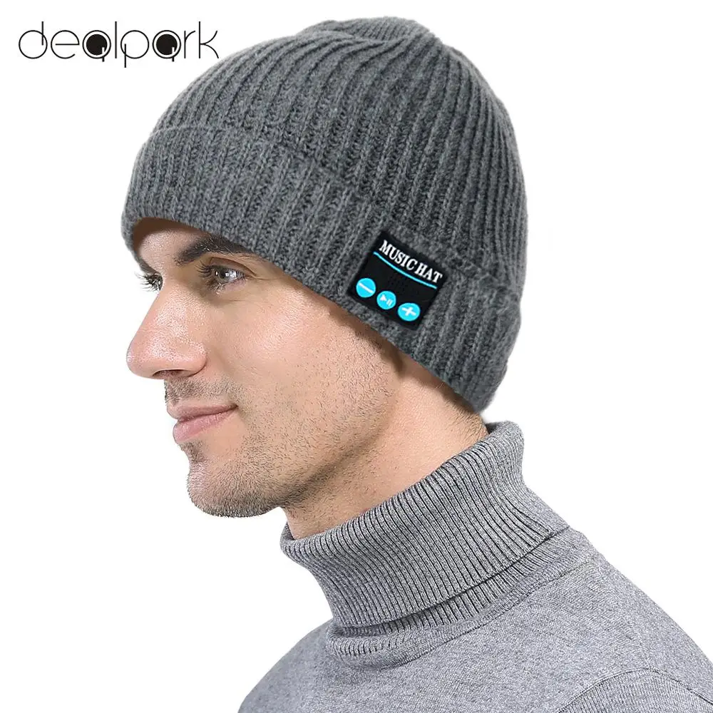 Wireless BT Smart Men Women Beanie Musical Pure Simple Knitted Headphone Speaker Winter Hat Headset Earphone Hand Free Music Cap
Wireless BT Smart Men Women Beanie Musical Pure Simple Knitted Headphone Speaker Winter Hat Headset Earphone Hand Free Music Cap