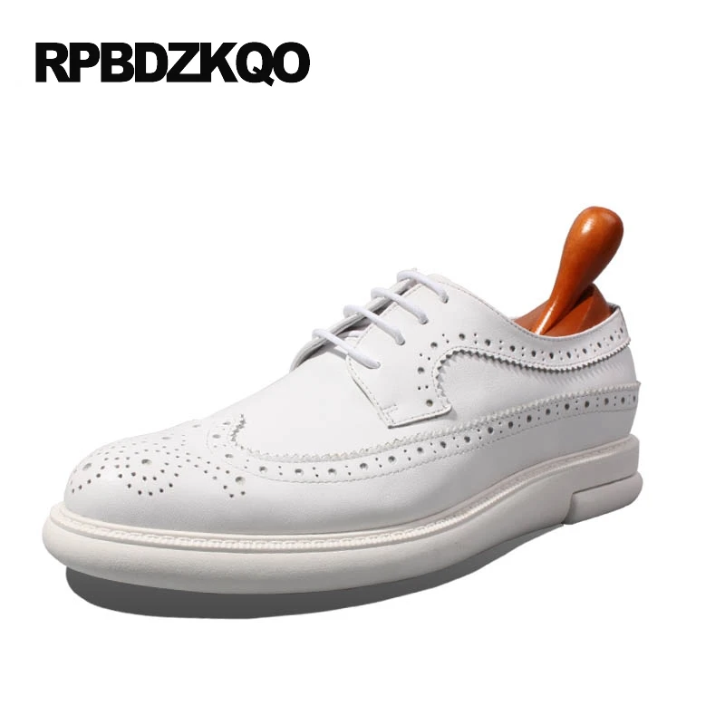 Dress Wedding Party Wingtip Prom Elegant Real Leather Brogue White Breathable 2017 New Men Flats Shoes Hot Sale Stylish Autumn
Dress Wedding Party Wingtip Prom Elegant Real Leather Brogue White Breathable 2017 New Men Flats Shoes Hot Sale Stylish Autumn