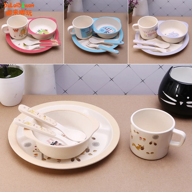 5pcs Children Tableware Set Baby Dinnerware Plate Dishes Bowl Cup Spoon Plate Fork Feeding Set Food Container Bowl Plate Forks
5pcs Children Tableware Set Baby Dinnerware Plate Dishes Bowl Cup Spoon Plate Fork Feeding Set Food Container Bowl Plate Forks