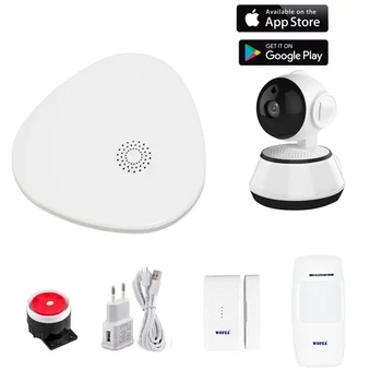 wofea home security wifi alarm system with message push APP control work with wireless sensors and wifi IP camera
wofea home security wifi alarm system with message push APP control work with wireless sensors and wifi IP camera
