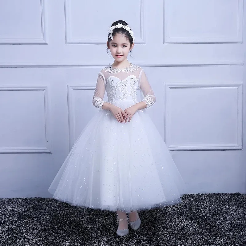 2019Spring Summer New Luxury Solid Color Children Kids Wedding Birthday Party Long Lace Dress Teens Toddler Host Costume Dress
2019Spring Summer New Luxury Solid Color Children Kids Wedding Birthday Party Long Lace Dress Teens Toddler Host Costume Dress