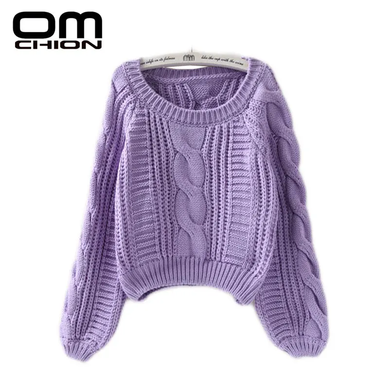 OMCHION Новый 2019 Демисезонный Повседневное Для женщин свитера и пуловеры Фонари
