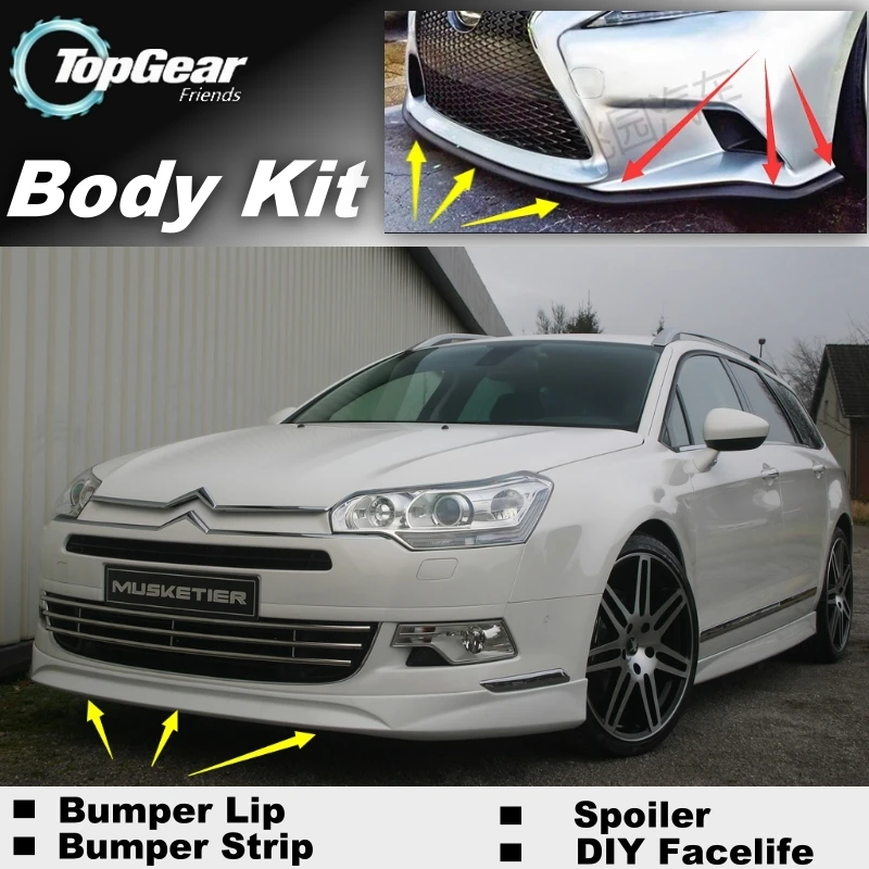 Bumper Lip Deflector Lips For Citroen C5 Front Spoiler Skirt For Top Gear Fans to Car View Tuning / Body Kit / Strip
Bumper Lip Deflector Lips For Citroen C5 Front Spoiler Skirt For Top Gear Fans to Car View Tuning / Body Kit / Strip