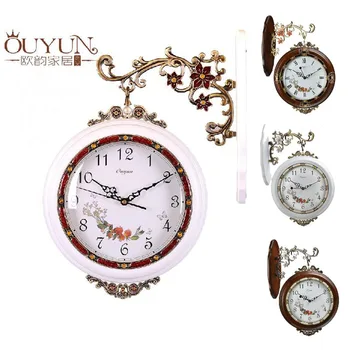 Europe Type Retro Wall Clock,Modern Creative Solid Wood Circular Mute Double Faces Wall Clock For Sitting Room /Bedroom,4 colors
Europe Type Retro Wall Clock,Modern Creative Solid Wood Circular Mute Double Faces Wall Clock For Sitting Room /Bedroom,4 colors