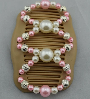 30 pcs/ lot Pink pearl mother day comb gift presendt Hair Combs with beads, stones and antique jewelry
30 pcs/ lot Pink pearl mother day comb gift presendt Hair Combs with beads, stones and antique jewelry
