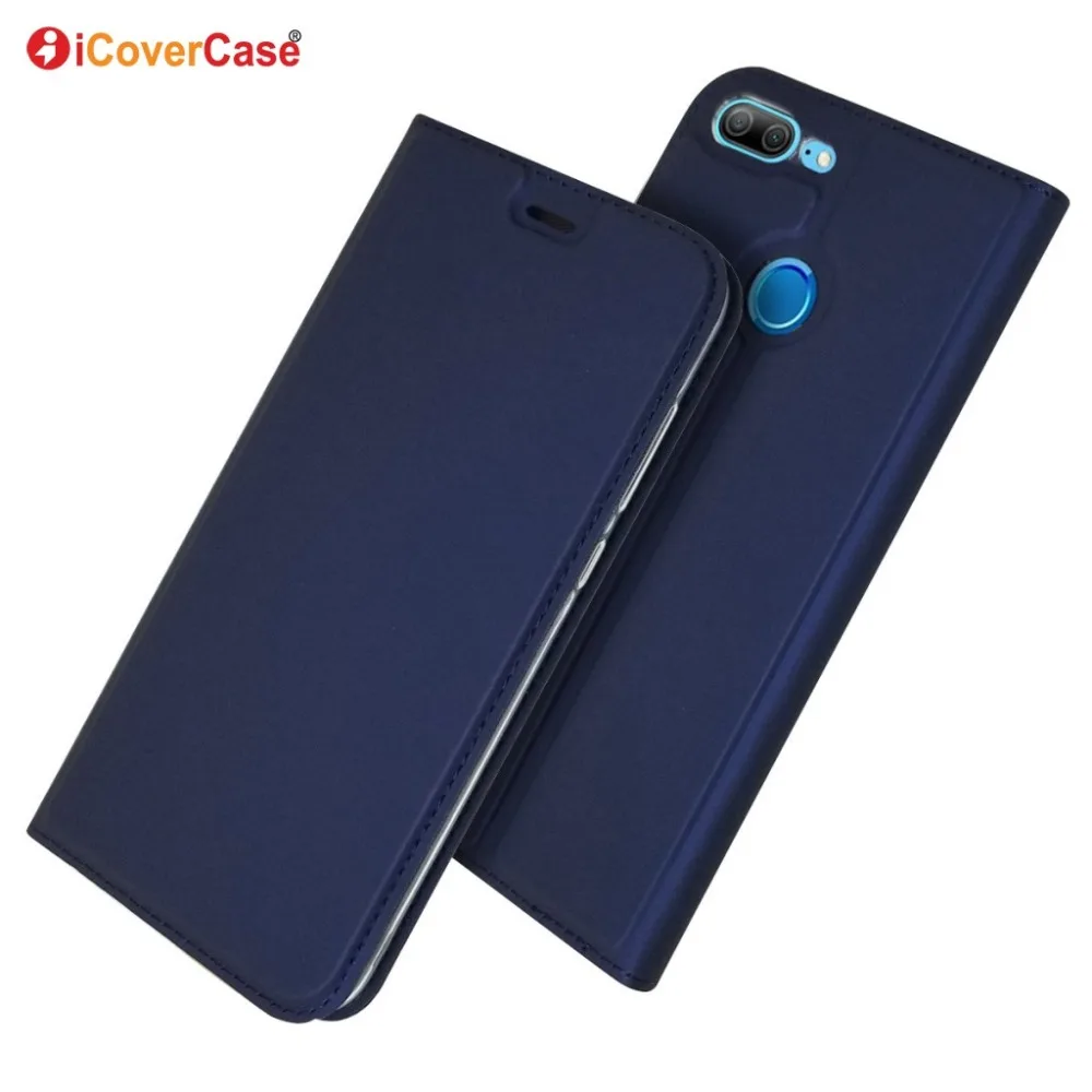 Чехол для Honor 9 lite ультратонкий Магнитный чехол бумажник из искусственной кожи с