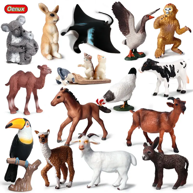 Oenux Poultry Animals Hen Duck Model Action Figure Alpaca Cow Horse Figurines Butterfly Spider Miniature Collection Toy For Kid
Oenux Poultry Animals Hen Duck Model Action Figure Alpaca Cow Horse Figurines Butterfly Spider Miniature Collection Toy For Kid