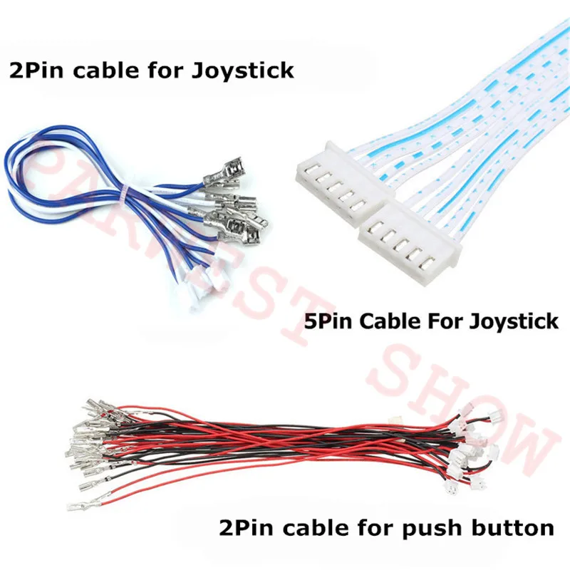 20pcs/lot Arcade push button 2 pin 2.8/4.8 terminal wires/5Pin cable for Jamma arcade Jamma wiring harness cable
20pcs/lot Arcade push button 2 pin 2.8/4.8 terminal wires/5Pin cable for Jamma arcade Jamma wiring harness cable