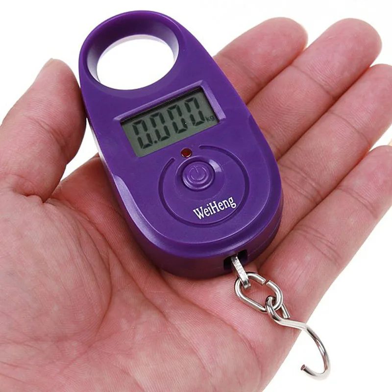 Kitchen Scale 25kg*5g 25kgx5g 25kg-5g Mini Purple Display Hanging Luggage Fishing Weighing Digital Scale KG LB Measuring Tool
Kitchen Scale 25kg*5g 25kgx5g 25kg-5g Mini Purple Display Hanging Luggage Fishing Weighing Digital Scale KG LB Measuring Tool