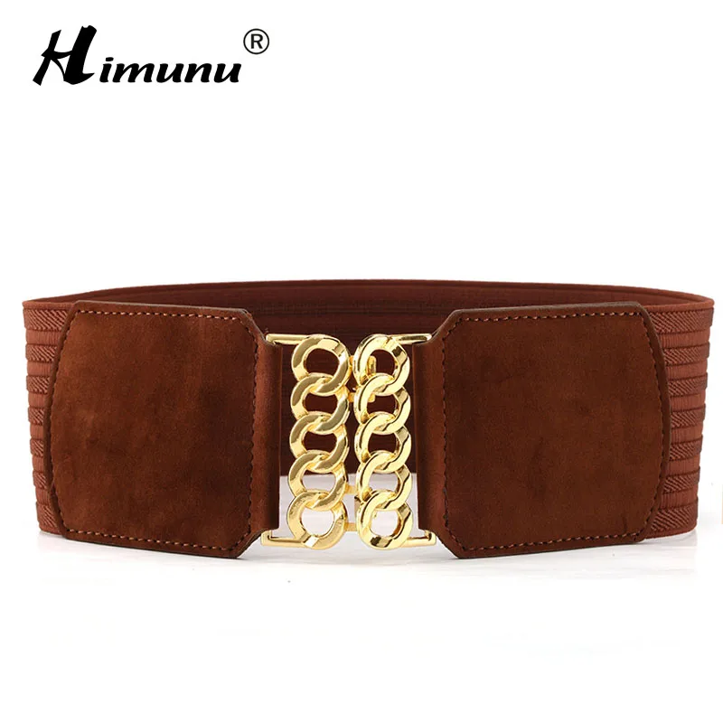 Himunu Fashion Female Belt for Women Hasp Buckle Wide Brands Elastic Girdles European and American Belts Women Style Cummerbund
Himunu Fashion Female Belt for Women Hasp Buckle Wide Brands Elastic Girdles European and American Belts Women Style Cummerbund