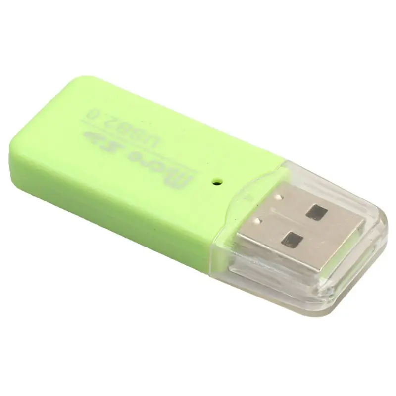 Mini USB2.0 Card Reader Black TF card Adapter Plug and Play Colourful Memory Card Reader for Micro-SD card
Mini USB2.0 Card Reader Black TF card Adapter Plug and Play Colourful Memory Card Reader for Micro-SD card