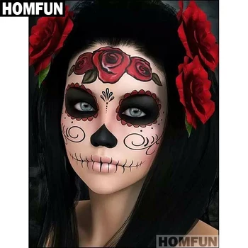 HOMFUN Diamond Painting Full Square/Round Diamond "Skull woman" Pattern Embroidery Cross Stitch 5D Rhinestone Painting A01478
HOMFUN Diamond Painting Full Square/Round Diamond "Skull woman" Pattern Embroidery Cross Stitch 5D Rhinestone Painting A01478